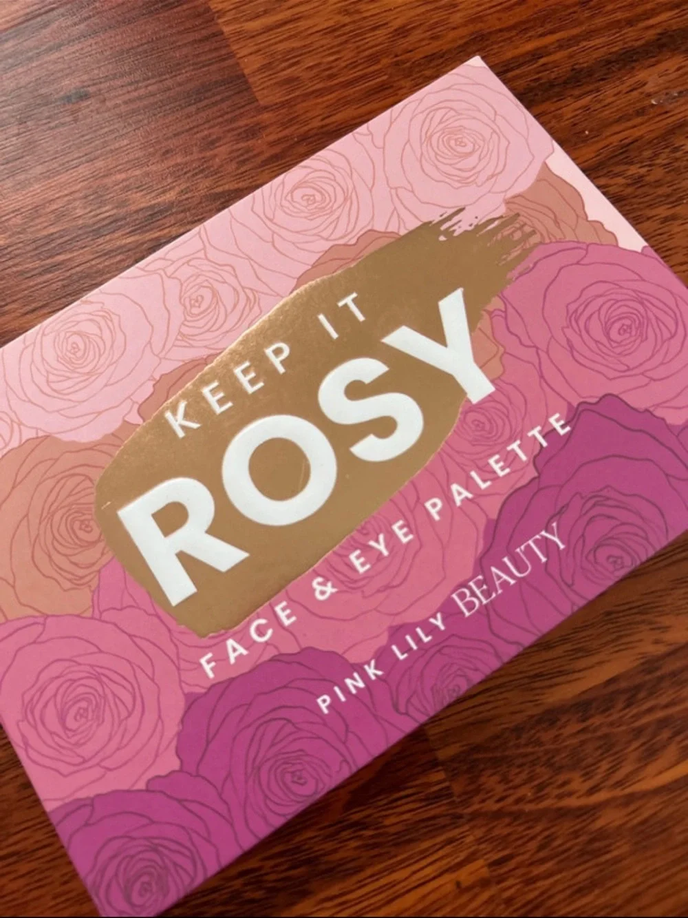 Pink Lily Rose Glow Palette - Pink, Gold, Mauve, Brown